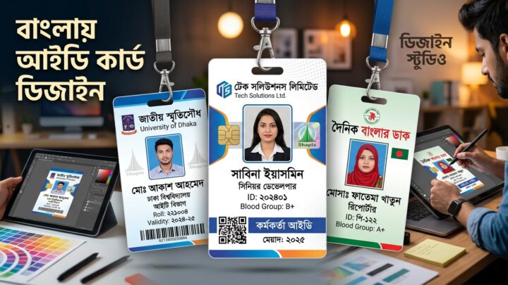 id card design in bangla