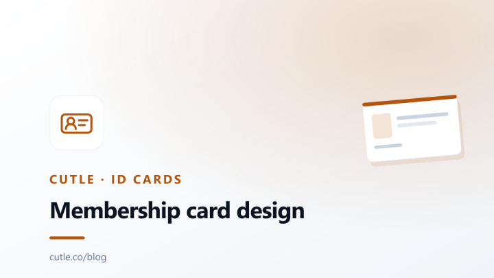 Illustrative cover artwork for the article "Membership Card Design Guide".