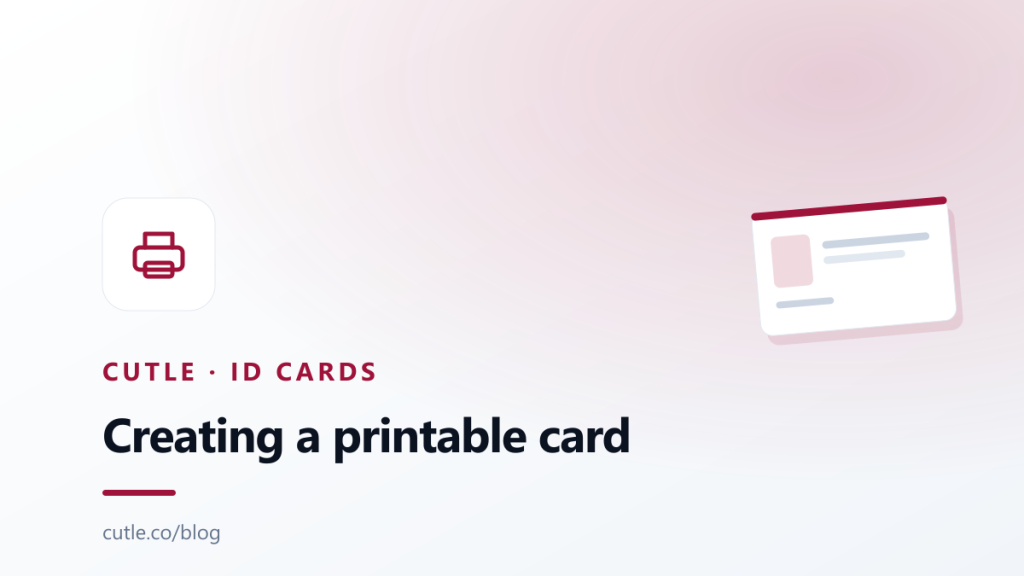 Illustrative cover artwork for the article "How to Create a Printable ID Card".