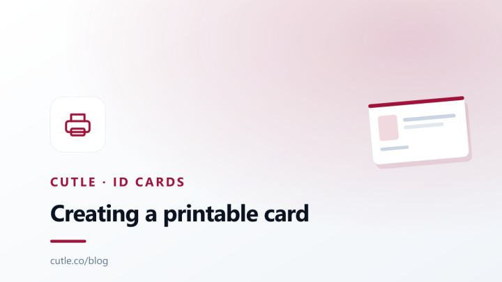 Illustrative cover artwork for the article "How to Create a Printable ID Card".